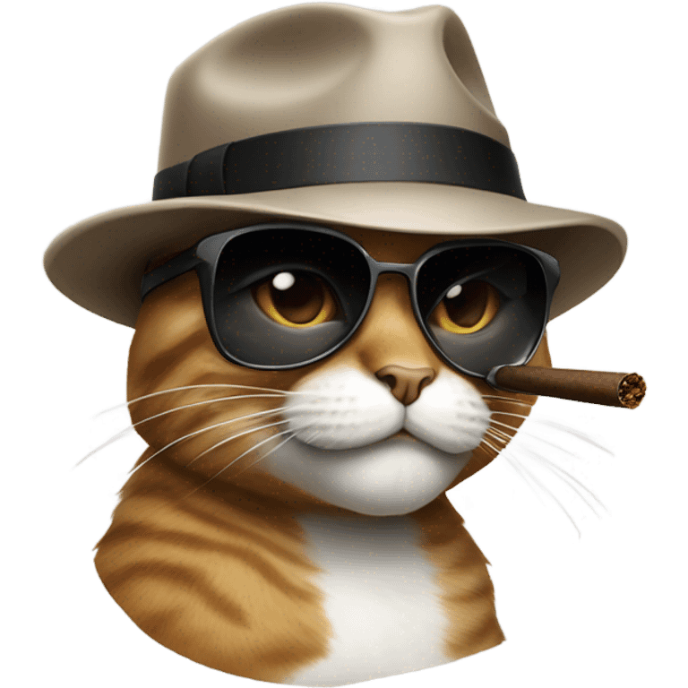 Gangster cat emoji