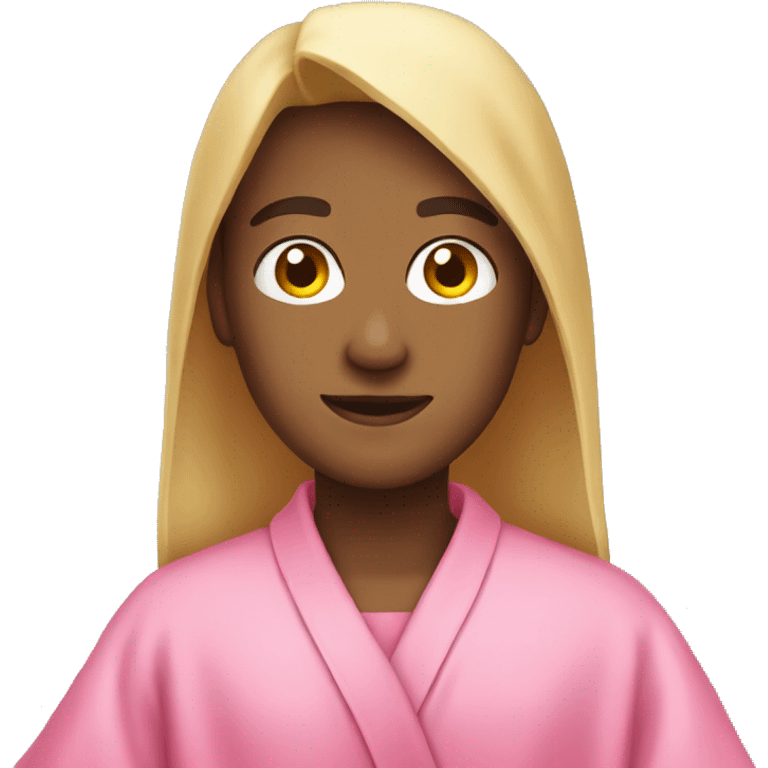 Pink robe emoji