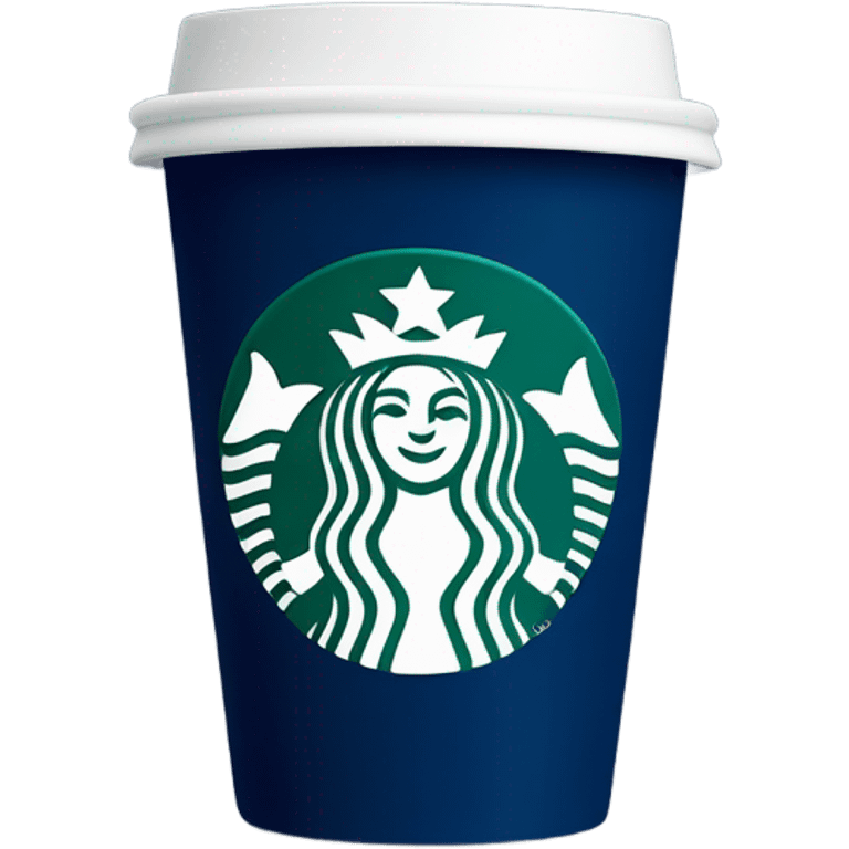 navi blue Starbucks emoji