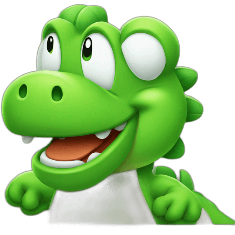 Yoshi angry emoji