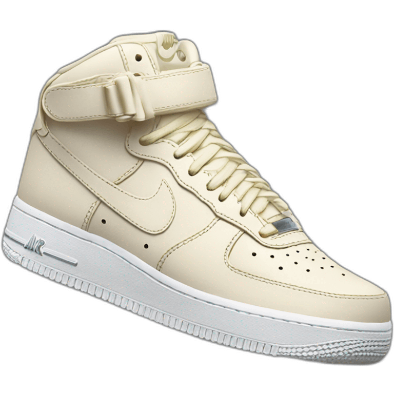 nike air force 1 collaboration with central cee emoji