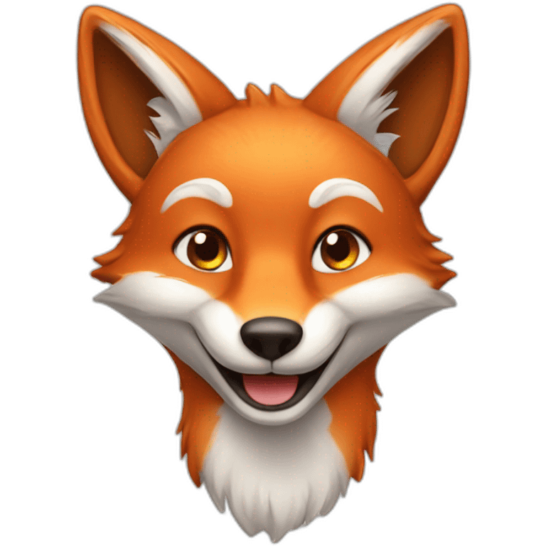 smiling fox emoji