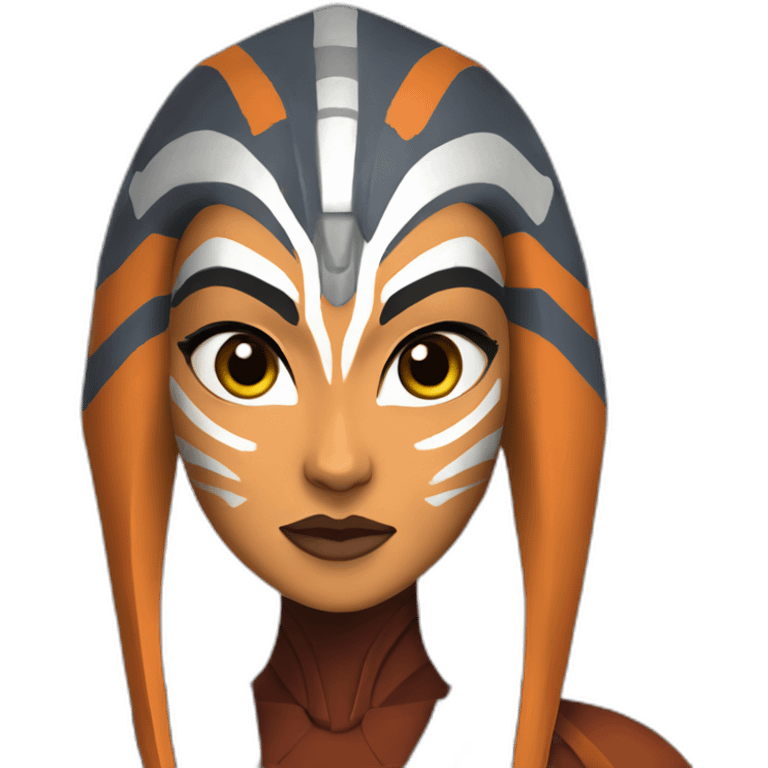 Ahsoka Tano (Portrait, front facing, Apple iOS 17 style) emoji