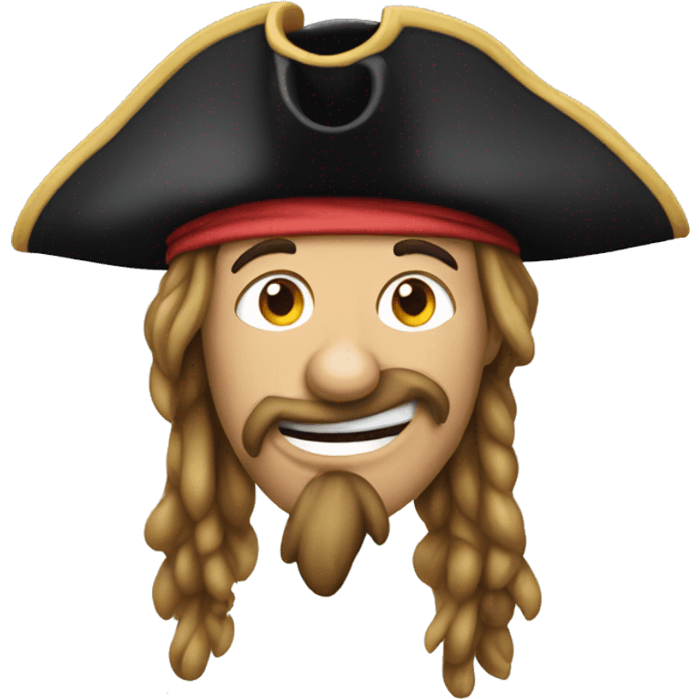 Goofy pirate emoji