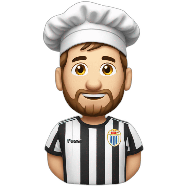 messi chef world cup emoji