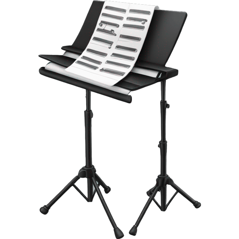 black wenger music stand emoji