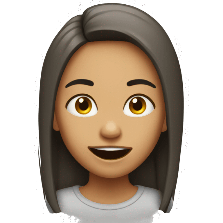 Crazy girl emoji