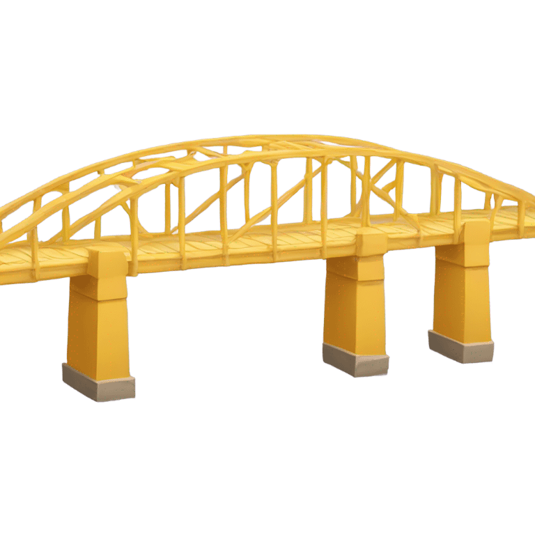 Yellow brick bridge  emoji