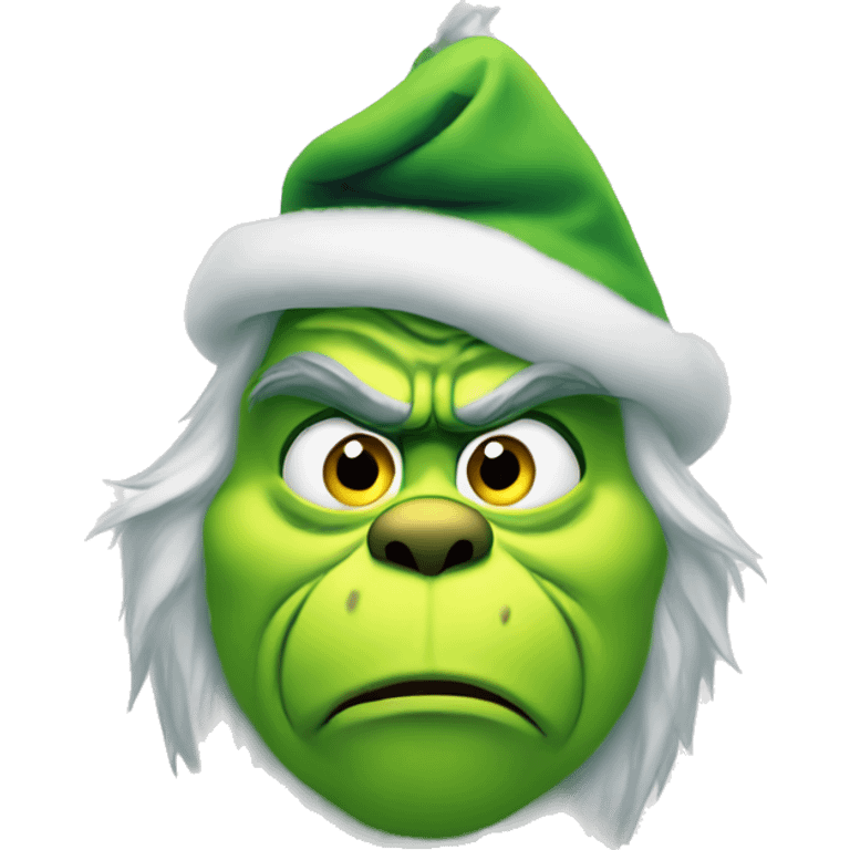 Grinch who stole Christmas emoji