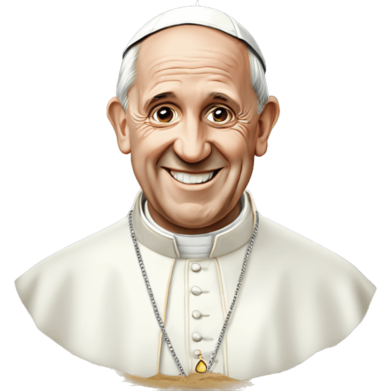 Pope Francis hood  emoji