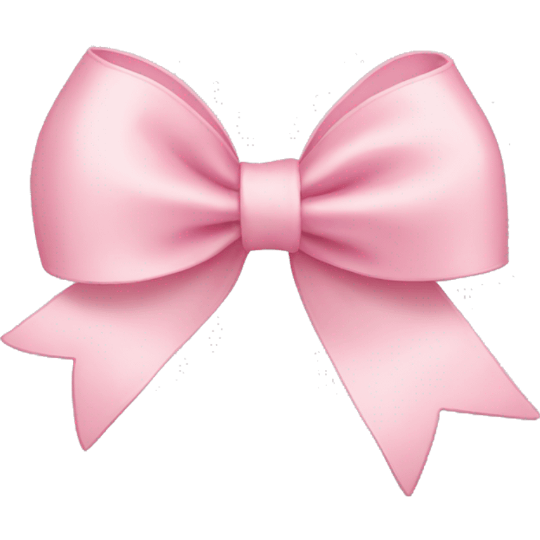 light pink ribbon bow emoji