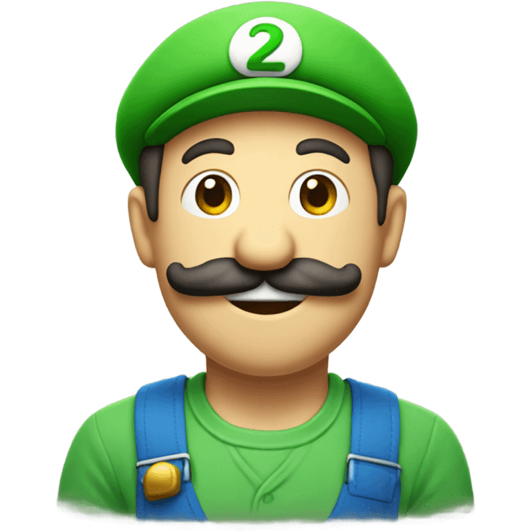 Luigi from Super Mario emoji