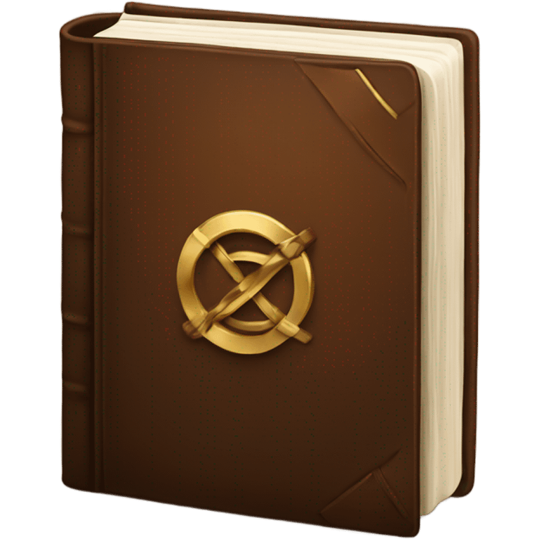 luxury brown book emoji