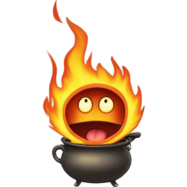 Calcifer Howl’s Moving Castle emoji