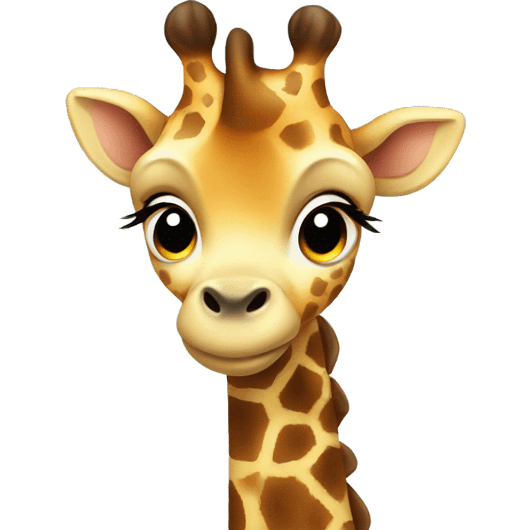 Cute Baby giraffe emoji