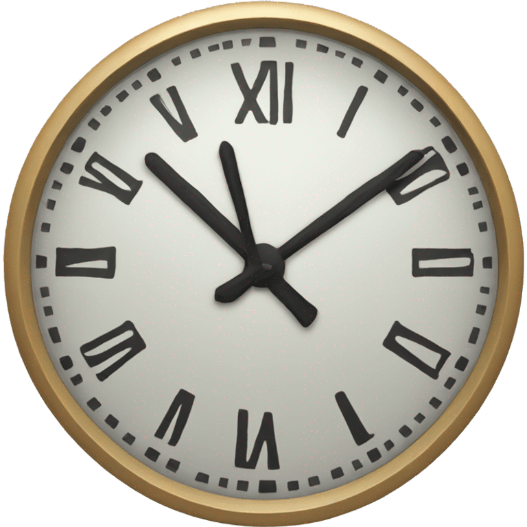 clock face emoji