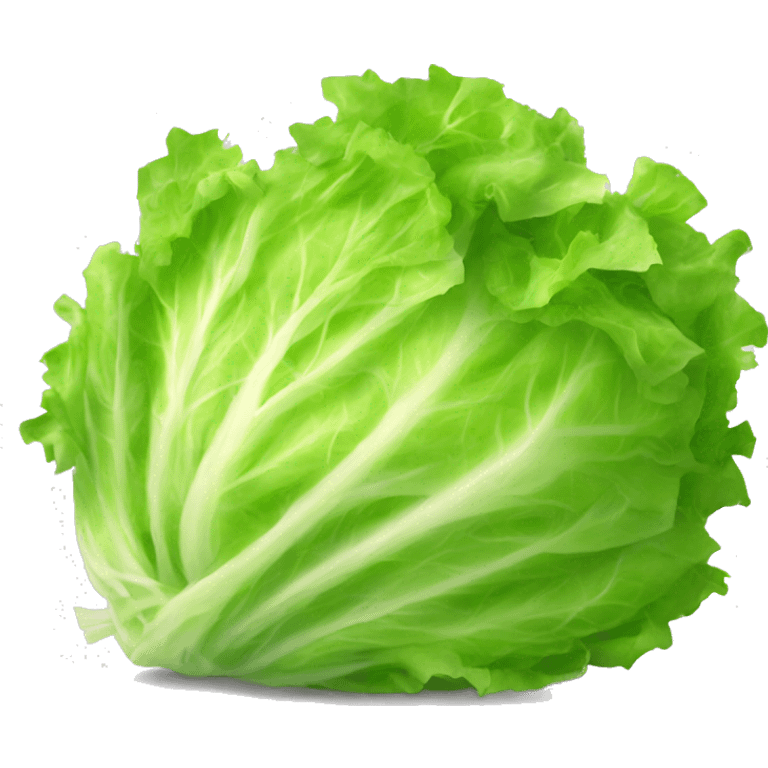 Shredded lettuce emoji