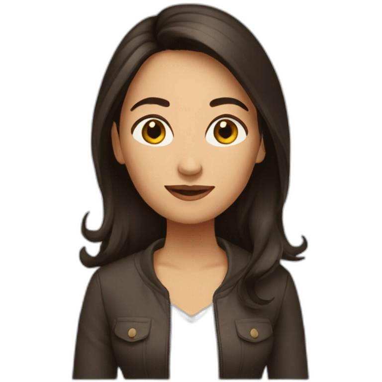 Women brune emoji