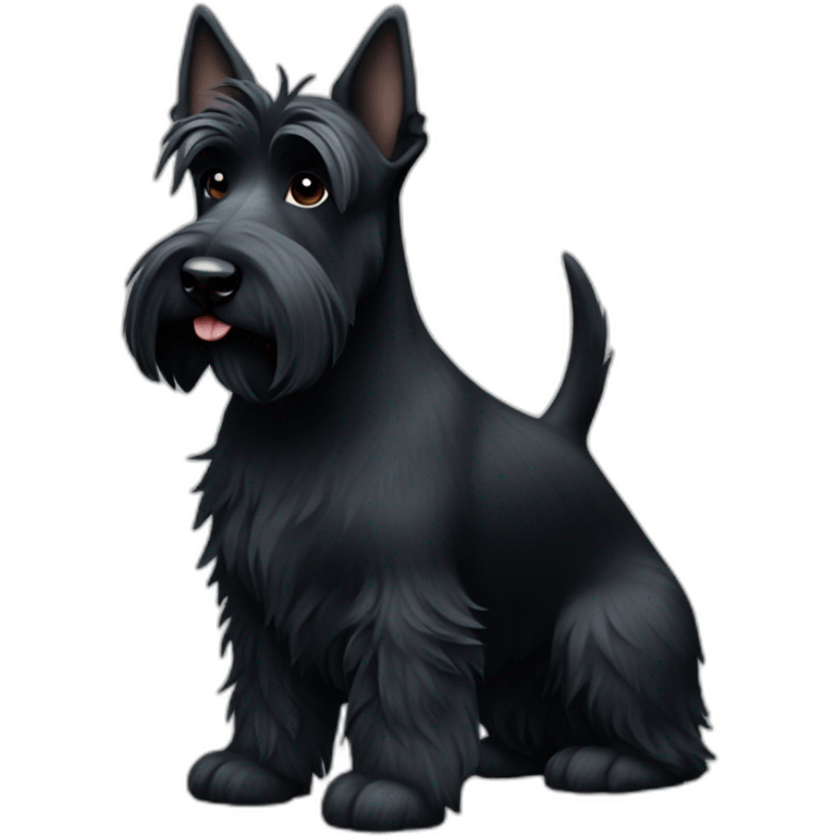 dog scottish terrier full body emoji