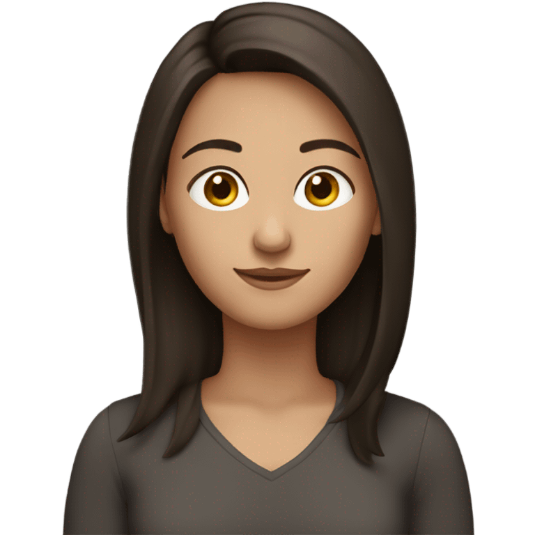 brunette in bi emoji