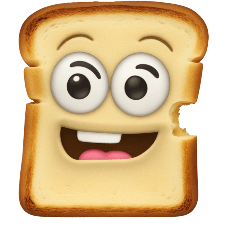 crazy toast emoji