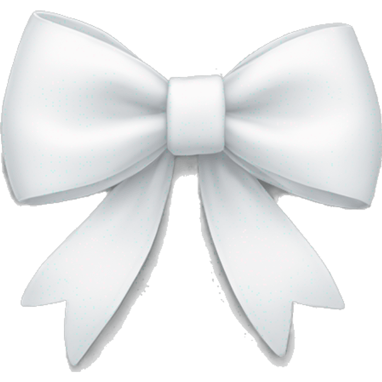 white bow emoji