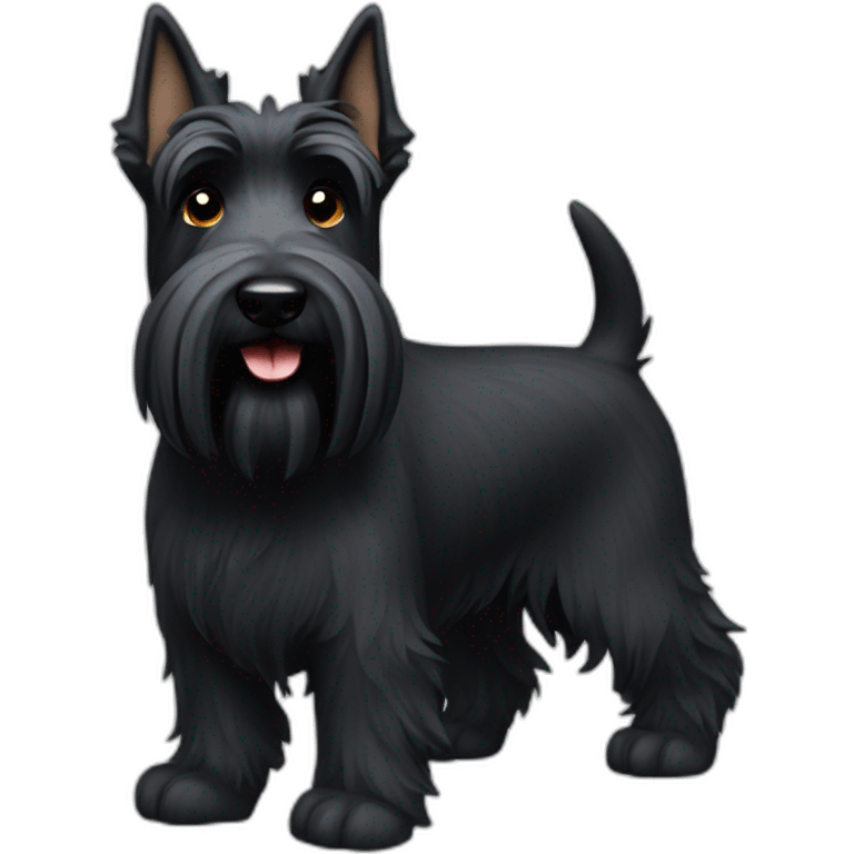 dog scottish terrier full body emoji