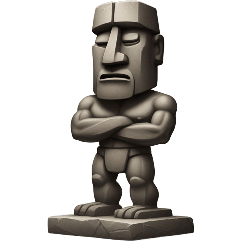 Moai hulk emoji