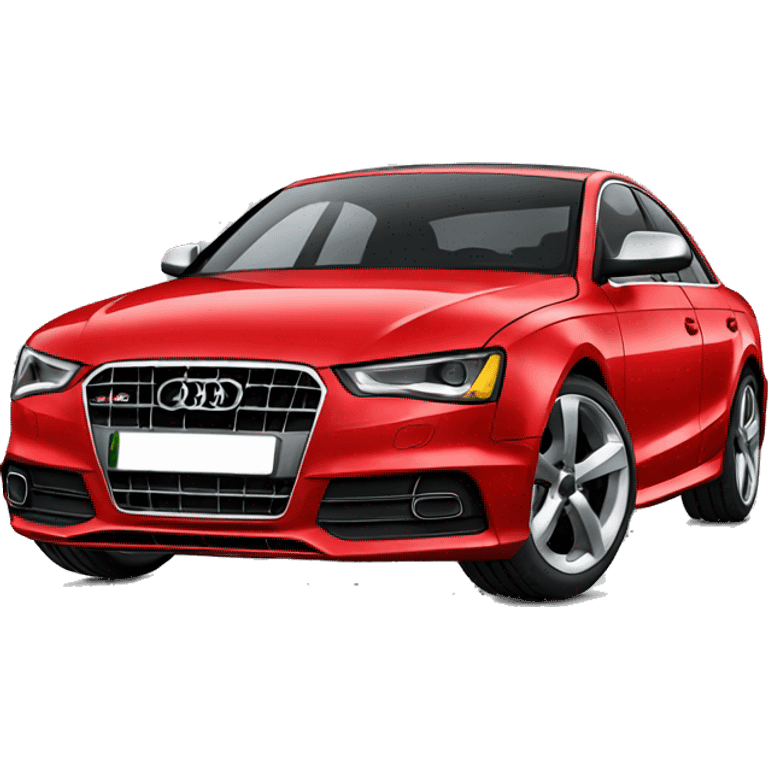 Red audi emoji