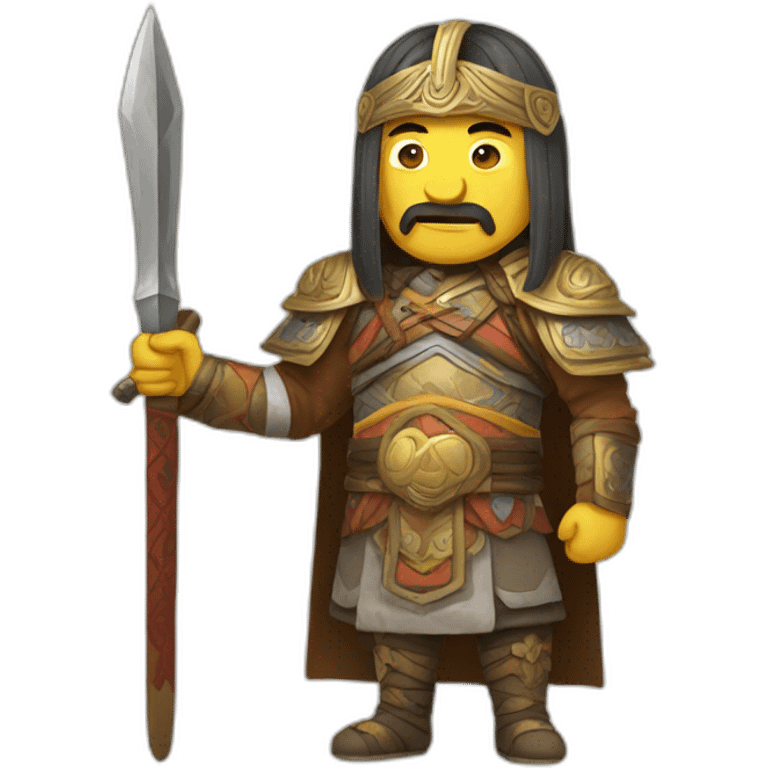 Atilla and Genghis Khan emoji