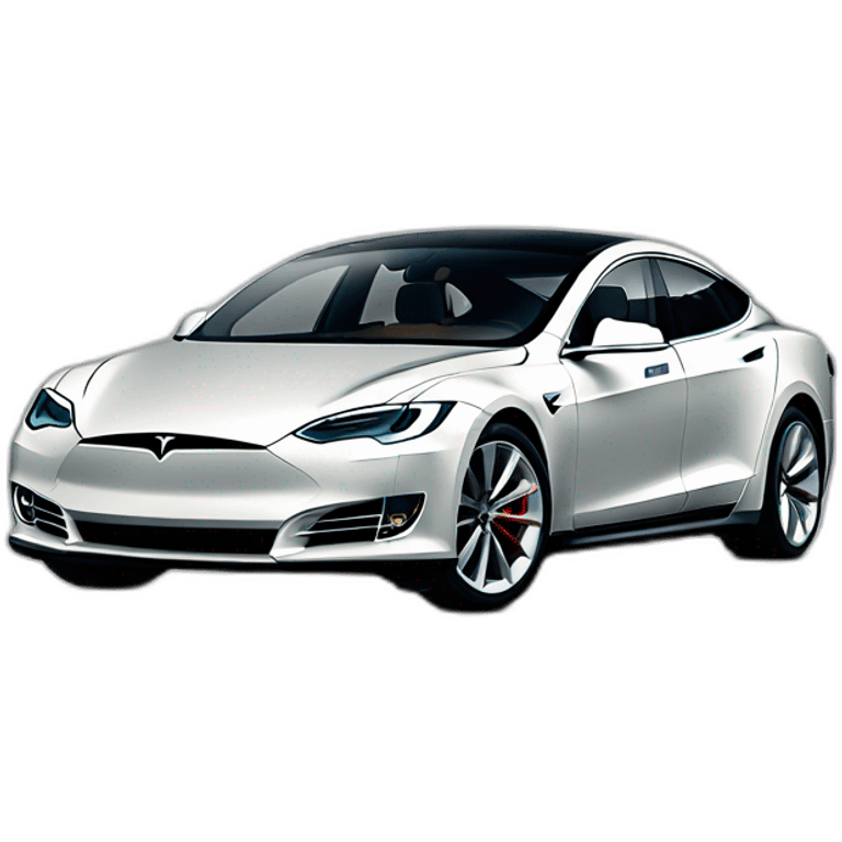 Tesla Model S P100D emoji