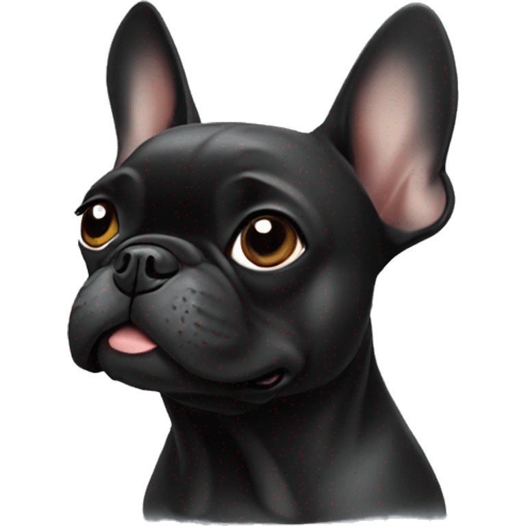 black frenchbulldog emoji