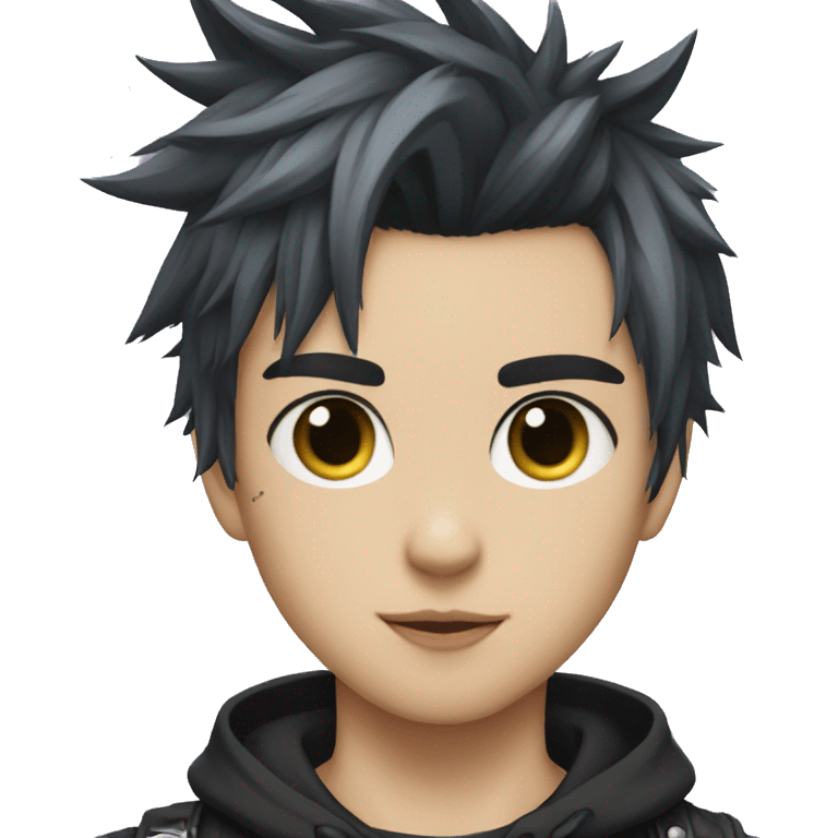 Cute Edgy Punk Attractive Catboy emoji