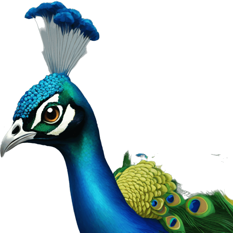 peacock emoji