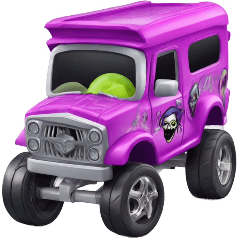 Hot wheels monster high Ghoul Mobile car emoji