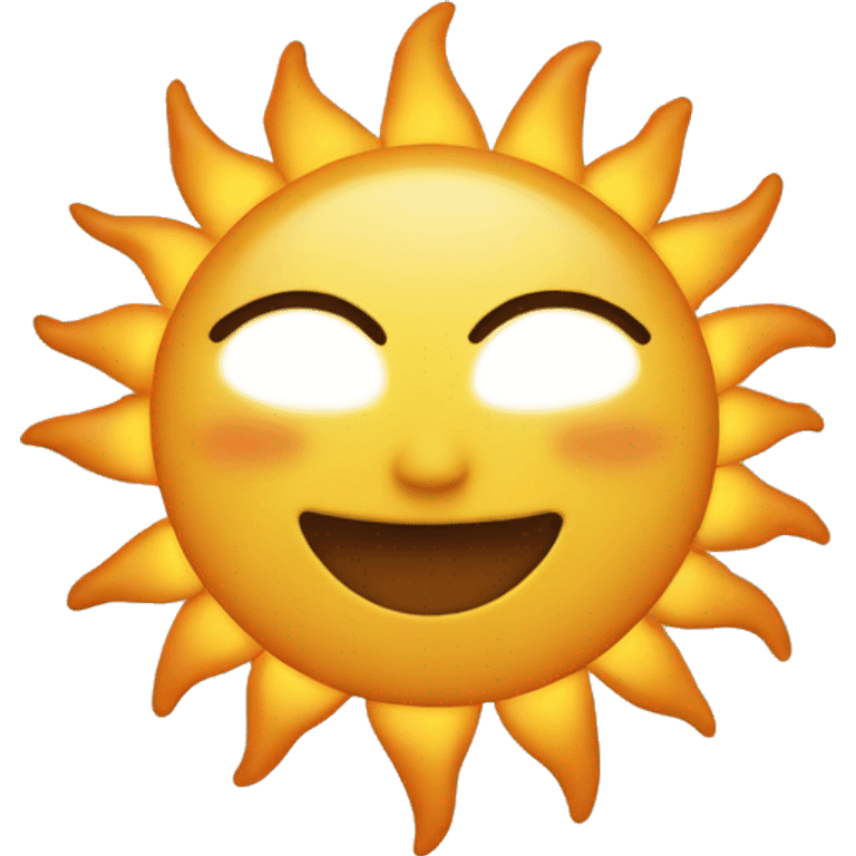 Sun kawai  emoji