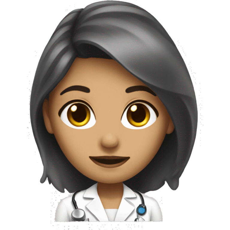 A girl doctor who does laser hair removal  emoji