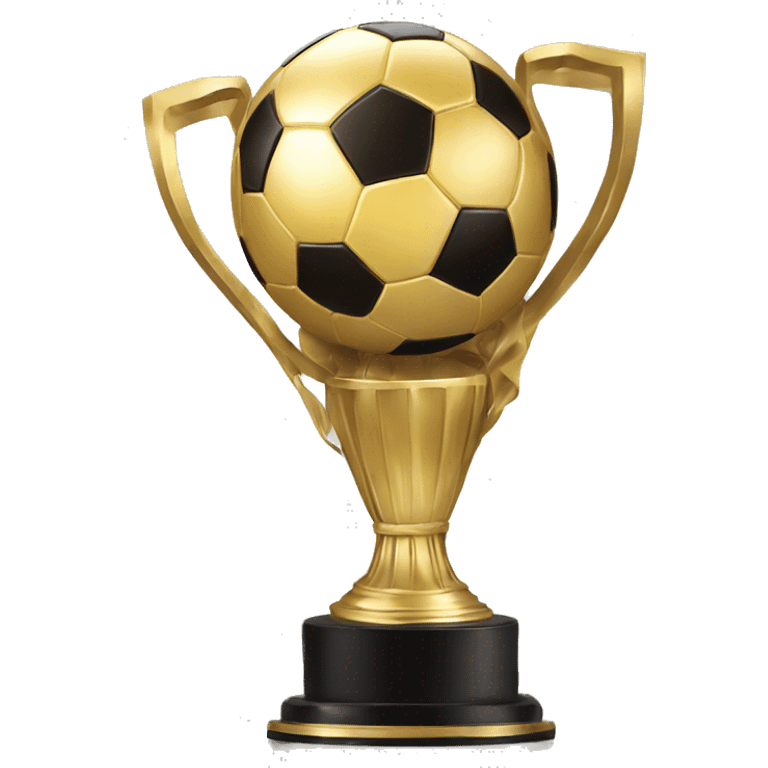 Trophy of soccer league emoji