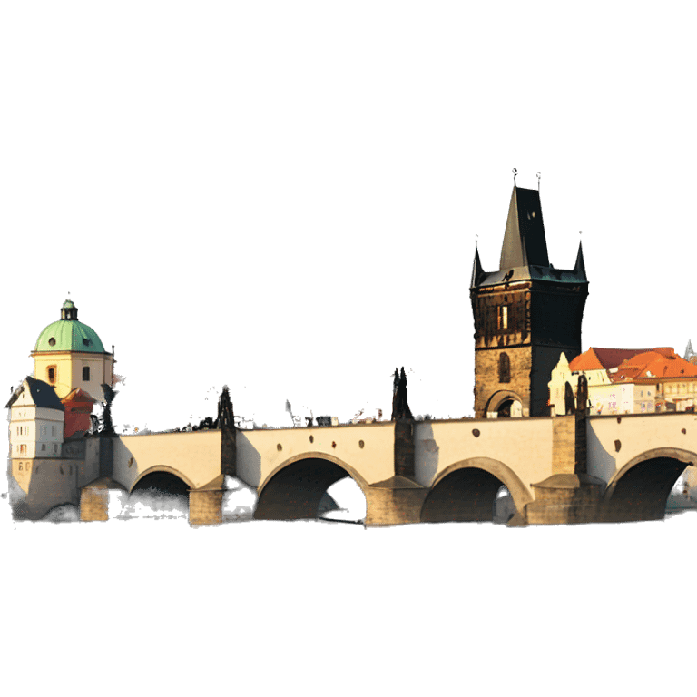 Charles Bridge in Prague  emoji