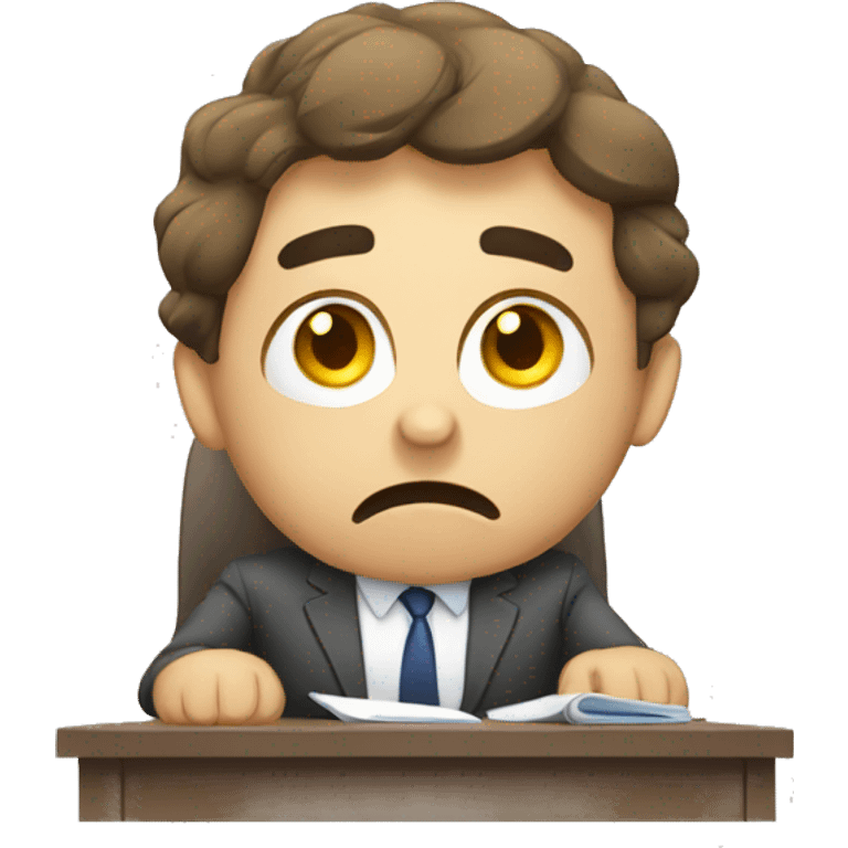 stressed at work emoji