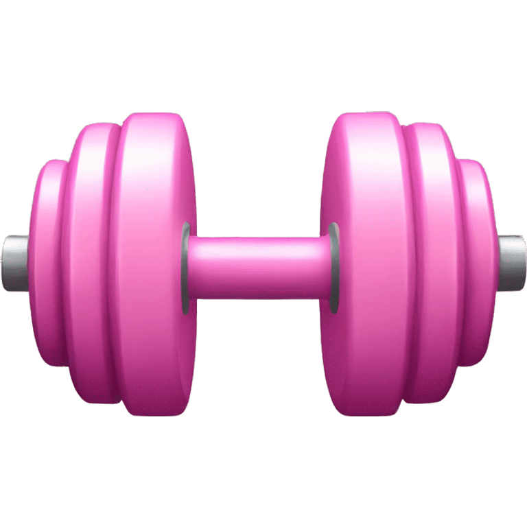 Light Pink dumbells emoji