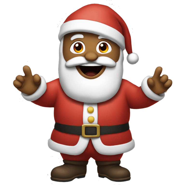 santa saying ho emoji