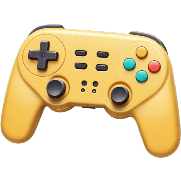 Clash of Clans aesthetic: Cinematic Playful Joy-Con Controllers Portrait Emoji, rendered in a 3D vector-style similar to standard emojis with minimal shading and bold, simplified shapes. A compact, distinct form with signature details, softly glowing with a nostalgic gaming charm. Simplified yet unmistakably iconic, highly detailed and consistent, glowing with a soft radiance and high shine. Stylized with a touch of retro gaming magic and a soft glowing outline, capturing the essence of a beloved gaming relic with a friendly, playful manner! emoji