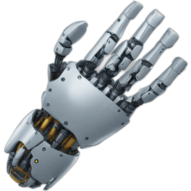 robotic hand emoji