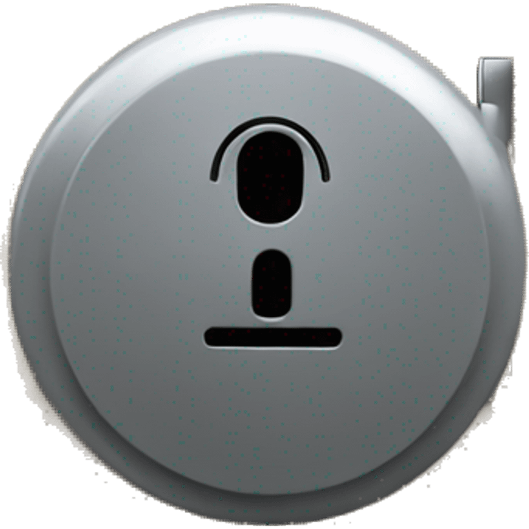 Electric lock on door with disguise face emoji