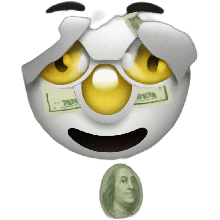 Money in eyes emoji