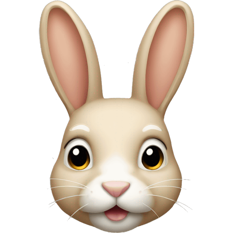 beige rabbit emoji