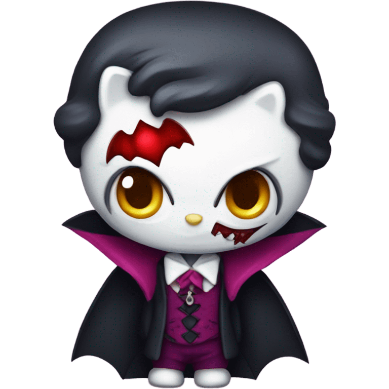 Hello kitty vampire  emoji