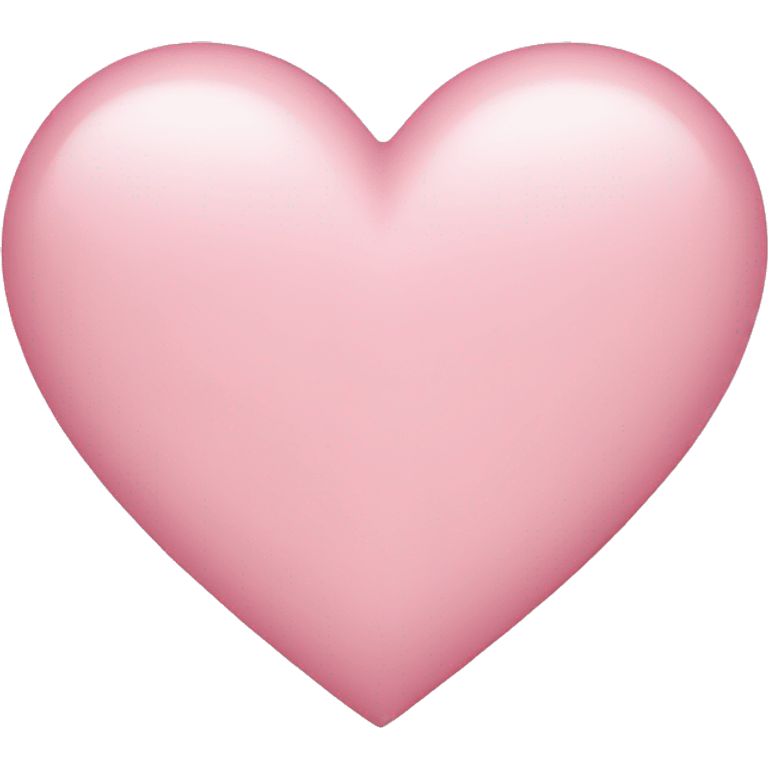 light pink heart  emoji