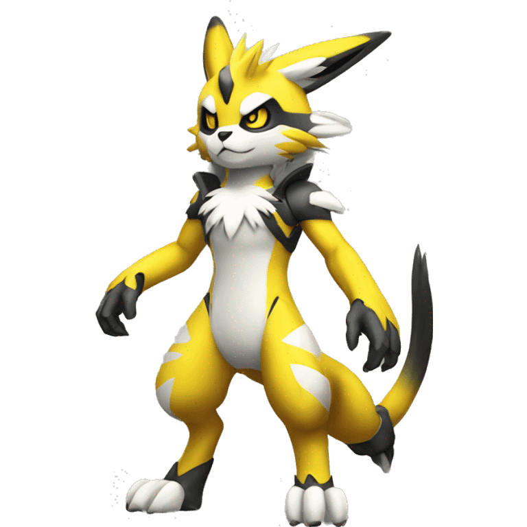 Cool Edgy Cute Kawaii Metabee Renamon Zeraora Full body emoji